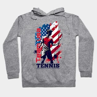 usa tennis team in paris 2024 Hoodie